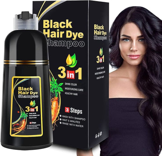 3 in 1 original Hair Dye Instant Black Hair Shampoo for Women & Men ( BUY 1 GET 1  FREE )